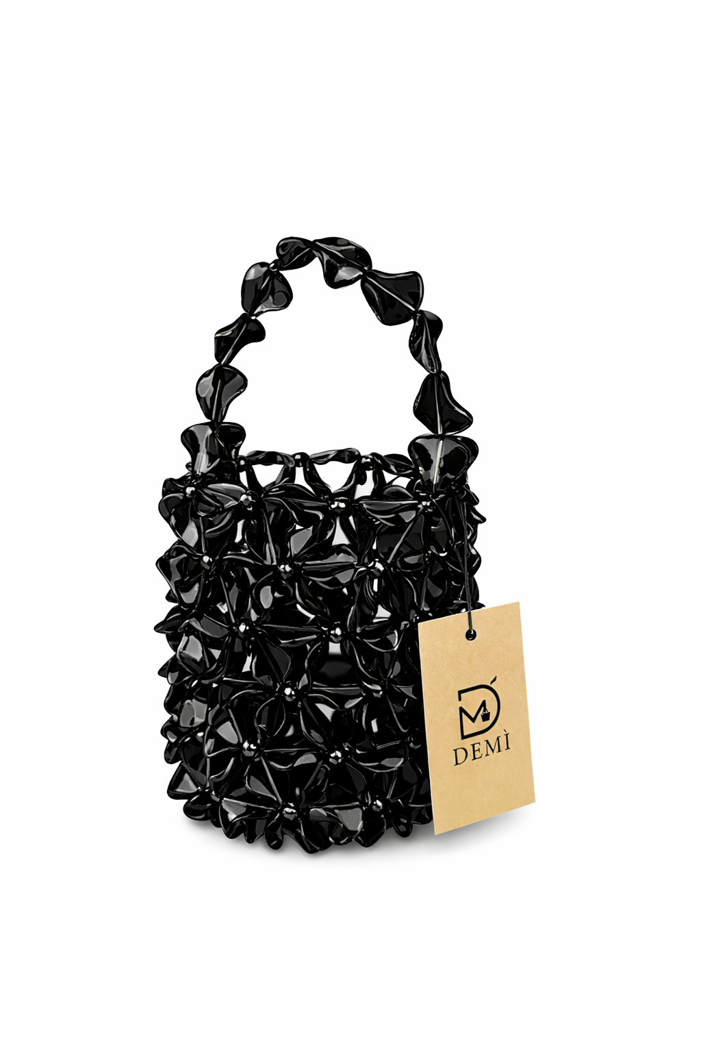 BLACK CANDY BUCKET BAG