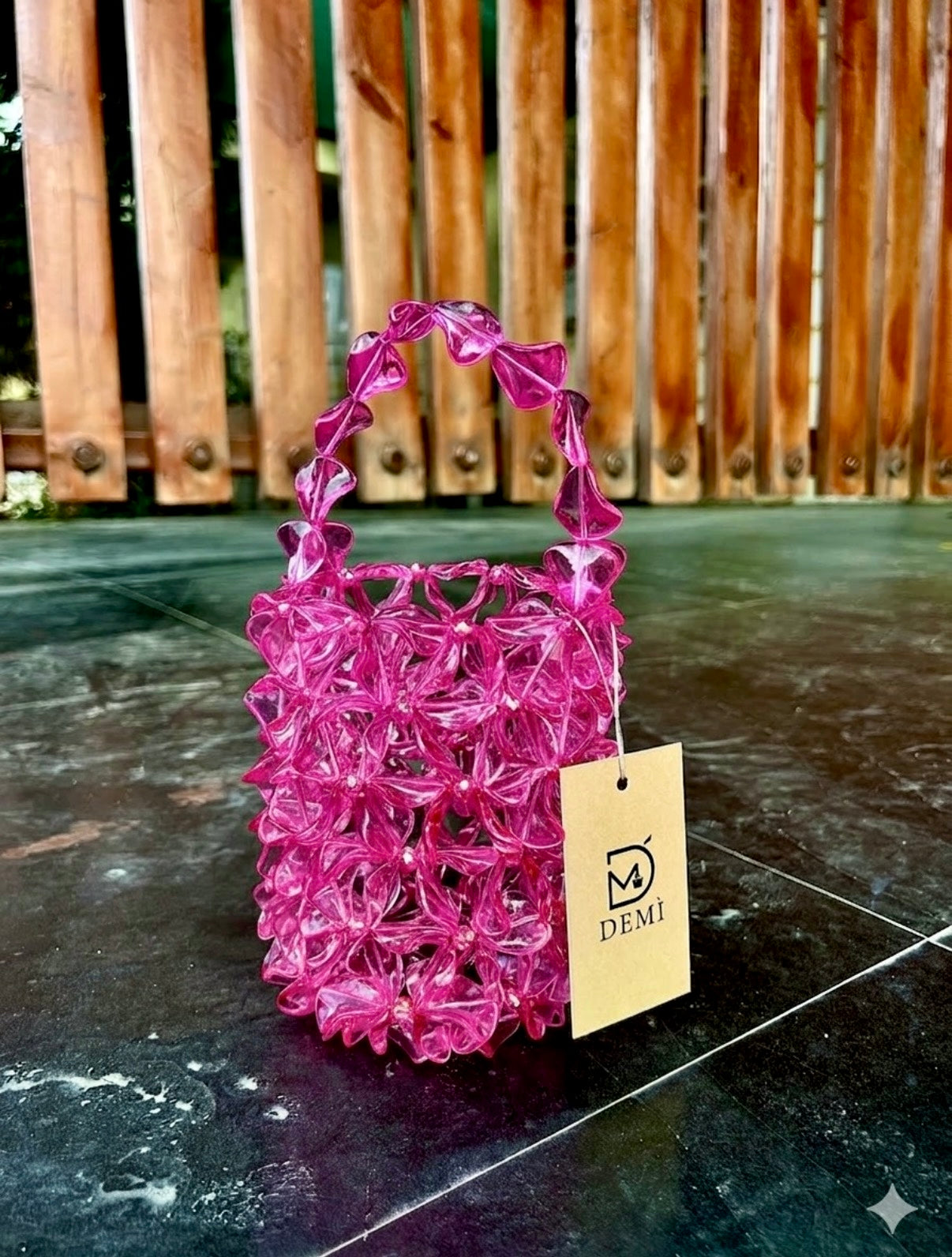 PINK CANDY BUCKET BAG