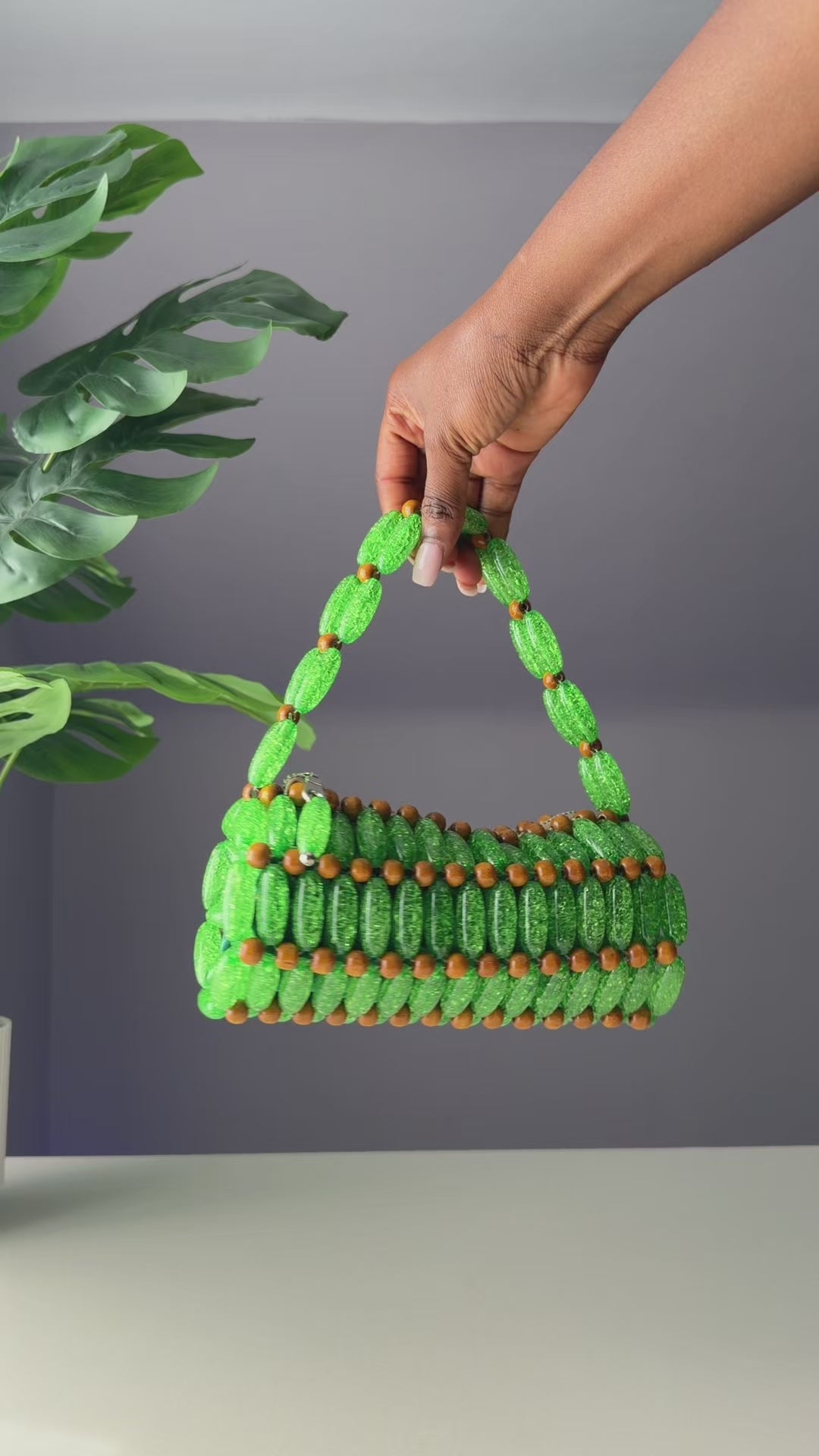 GREEN AYRA SHOULDER BAG